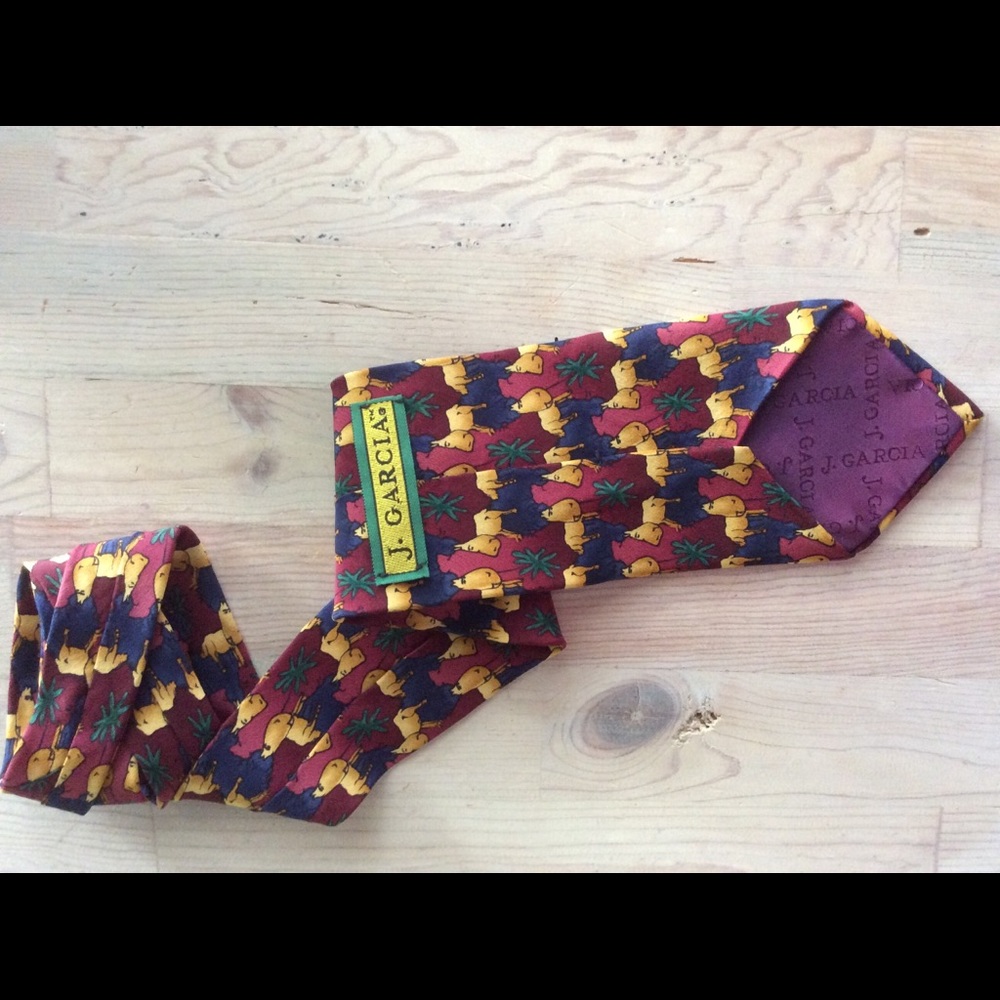 Jerry Garcia animal tie